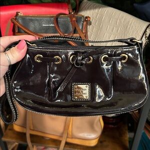 Dooney & Bourke Black Patent Leather shoulder bag
